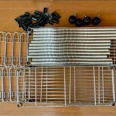 スチールラック　サポート柵付きの画像