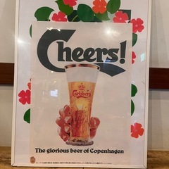 非売品レア　特大レトロポスター&額縁の画像