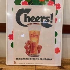 非売品レア　特大レトロポスター&額縁の画像