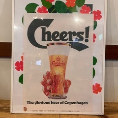 非売品レア　特大レトロポスター&額縁の画像