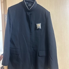 越谷市立南中 制服　学ラン上下(新品ボタン付)の画像