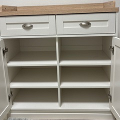 食器棚 収納 棚 木製の画像