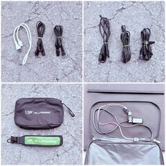 【❗️✨キャンプにも持ち込みOK✨❗️】ALLPOWERS 折りたたみ式ソーラーパネル 200W 高出力 ポータブル電源対応 AP-SP-035 現状品の画像