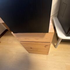 無印良品　デスク　キャビネットの画像