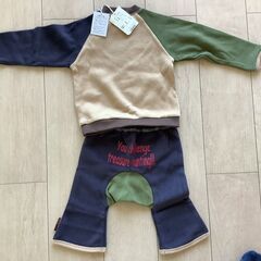【未使用】子供服papp 90セットアップの画像
