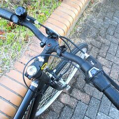 中古自転車 ALTAGE クロスバイク 自転車 実用 6段変速 26インチ ブラック 通勤 通学 近所のお出掛けなどにの画像