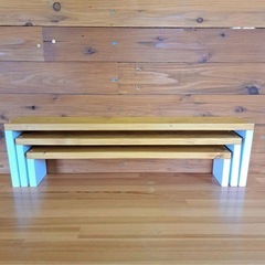 【新品未使用】多肉棚　観葉植物棚　フラワースタンド　木製プランター　鉢台　花台の画像