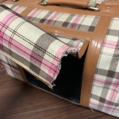 小型犬用　キャリーバッグ・スリングバッグ　ハーネス　うんち取機　4点セットの画像