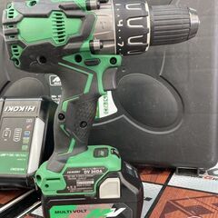 【中古】HIKOKI　DV360ⅮA　振動ドライバドリル　ケース・充電器・バッテリー18V【ハンズクラフト宮崎新名爪店】の画像