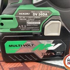 【中古】HIKOKI　DV360ⅮA　振動ドライバドリル　ケース・充電器・バッテリー18V【ハンズクラフト宮崎新名爪店】の画像
