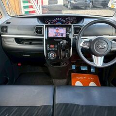 タント 660カスタムXトップエディションSA テレビ フルセグ DVD Bluetooth バックカメラ プッシュスタート 両側スライドドア 左パワスラ スマートキーの画像