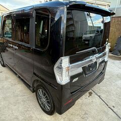 タント 660カスタムXトップエディションSA テレビ フルセグ DVD Bluetooth バックカメラ プッシュスタート 両側スライドドア 左パワスラ スマートキーの画像