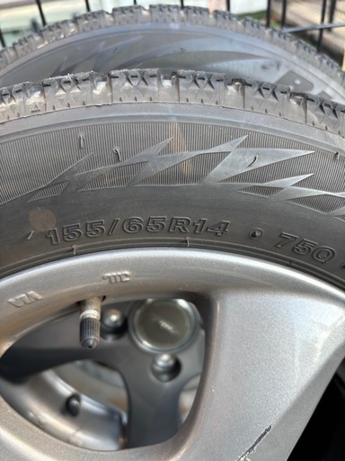 受け渡し者決まりました。スタッドレス 155/65R14 軽自動車