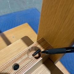 無印良品　ダイニングテーブルのみ　幅130の画像