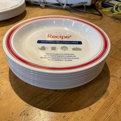 【引き取り限定】中古品　プレート　メラミン　9枚セットの画像