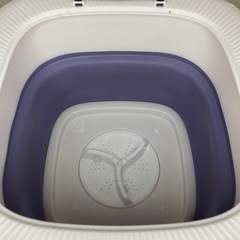 【中古家電】生活家電　コンパクト折り畳み洗濯機の画像
