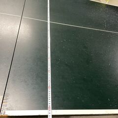 【現状品】卓球台 MIZUNO L-25 内折式 国際規格 傷あり 早い者勝ち 引取歓迎 配送OKの画像