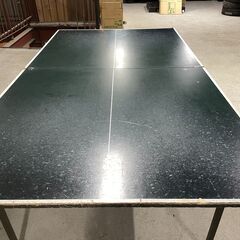 【現状品】卓球台 MIZUNO L-25 内折式 国際規格 傷あり 早い者勝ち 引取歓迎 配送OKの画像