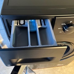 2025年製　ニトリ スリムドラム式洗濯機 ND60UL1ブラック 6kgの画像