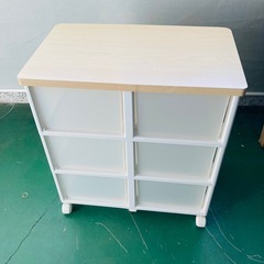 押入れ収納ケース　2列3段　キャスター付　衣類収納の画像