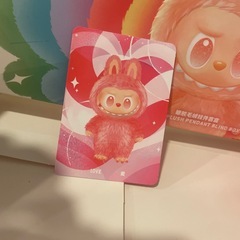 ラブブ　ピンク　カード有りの画像