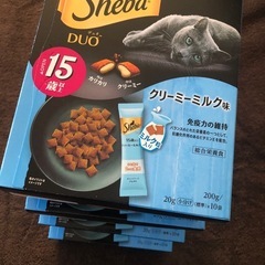 Sheba クリーミーミルク味 15歳以上 4箱 の画像