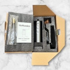 ❤️新品未使用❤️MoMansion 手挽き　コーヒーミル 手動式 コーヒーグラインダー 粗さ調整可能 ステンレス臼 アウトドア 均一研磨 お手入れ簡単の画像