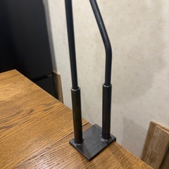 アイアン製　ランタンハンガー、クランプ(テーブルなどに固定する金具)付きの画像