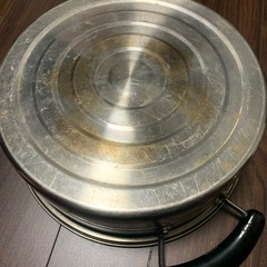 パール金属　ステンレス製　ガラス蓋付2段蒸し器　26cmの画像