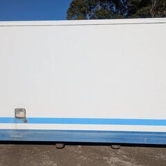 ♪八街A区SP74♪物置♪コンテナ♪スライドドア付、幅約82cm♪アルミ冷蔵箱♪の画像