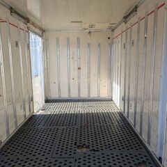 ♪八街A区SP74♪物置♪コンテナ♪スライドドア付、幅約82cm♪アルミ冷蔵箱♪の画像