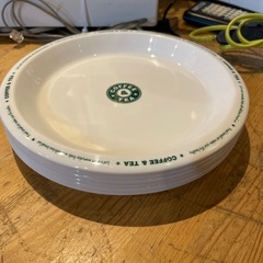 【引き取り限定】中古品　プレート　メラミン　6枚セットの画像