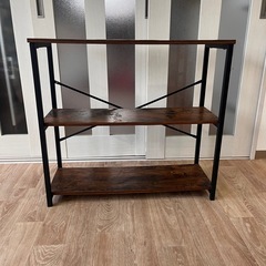 インダストリアルオールドオープンアイアンシェルフの画像