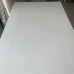 テーブル　白　高さ調節　作業台　ダイニングの画像