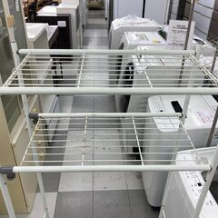 ★リユースのサカイ千葉中央店★  ランドリーラック ホワイト H148×D28×W60 クリーニング済み TC5838の画像