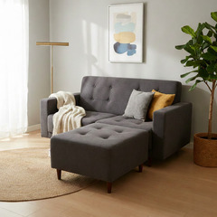 ☆現金歓迎☆【美品です！】購入価格１３万円　【日本製】高級ソファ＋オットマン　セットの画像