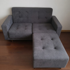 ☆現金歓迎☆【美品です！】購入価格１３万円　【日本製】高級ソファ＋オットマン　セットの画像