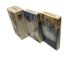 VHSビデオテープ「タイタニック」前後編2巻組の画像