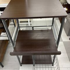 ★リユースのサカイ千葉中央店★  レンジ台 茶系 H101×D46×W60 クリーニング済み TC5839の画像