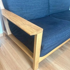 無印2人掛け用ソファの画像