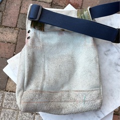 ④腰袋　スエード　DIYの画像