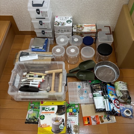 [受け付け終了]カブトムシクワガタ飼育用品