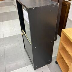 ★リユースのサカイ千葉中央店★  収納棚 黒系 H90×D30×W46 クリーニング済み TC5842の画像
