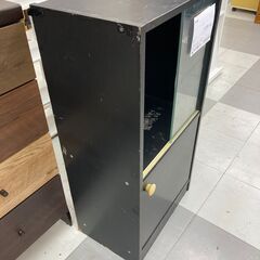 ★リユースのサカイ千葉中央店★  収納棚 黒系 H90×D30×W46 クリーニング済み TC5842の画像