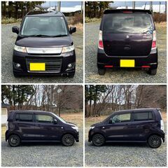 【車検たっぷり】H24/ワゴンR/スティンググレー/4WD/スタッドレス/プッシュスタート/16万キロ/後期型の画像