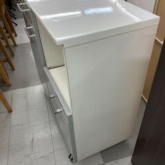 ★リユースのサカイ千葉中央店★  レンジ台 白/灰 H90×D42×W88 クリーニング済み TC5843の画像