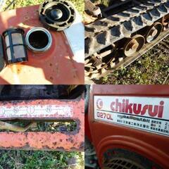 農機具　築水クローラ運搬車　手動ダンプ　200ｋｇ　中古の画像