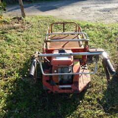 農機具　築水クローラ運搬車　手動ダンプ　200ｋｇ　中古の画像