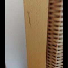 【0円】無印良品　シェルフ（棚）・カゴ4個付きの画像