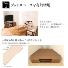 【12/19午前中取引で500円‼️】角置き用テレビ台の画像
